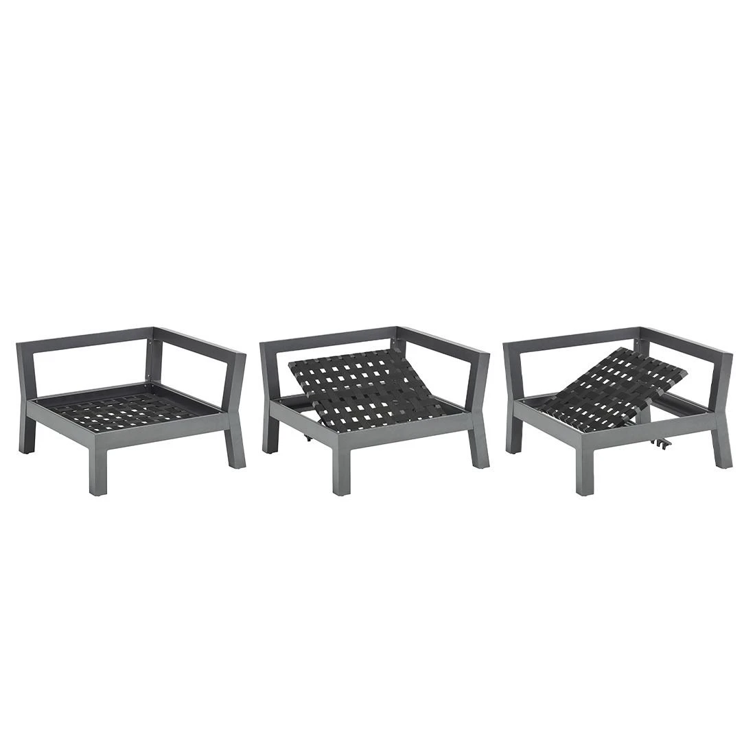 Kettler Comfort Eck-/Endmodul Aluminium/Agora Anthrazit Matt/Graphite 7 Kettler Comfort Eck-/Endmodul Aluminium/Agora Anthrazit Matt/Graphite – Bild 5