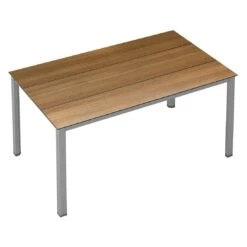 Kettler Cubic Gartentisch 160x95 Cm Aluminium/HPL Silber/Teak -GartenMöbelPro Verkäufe kettler cubic gartentisch 160x95 cm aluminium hpl 1445194 2