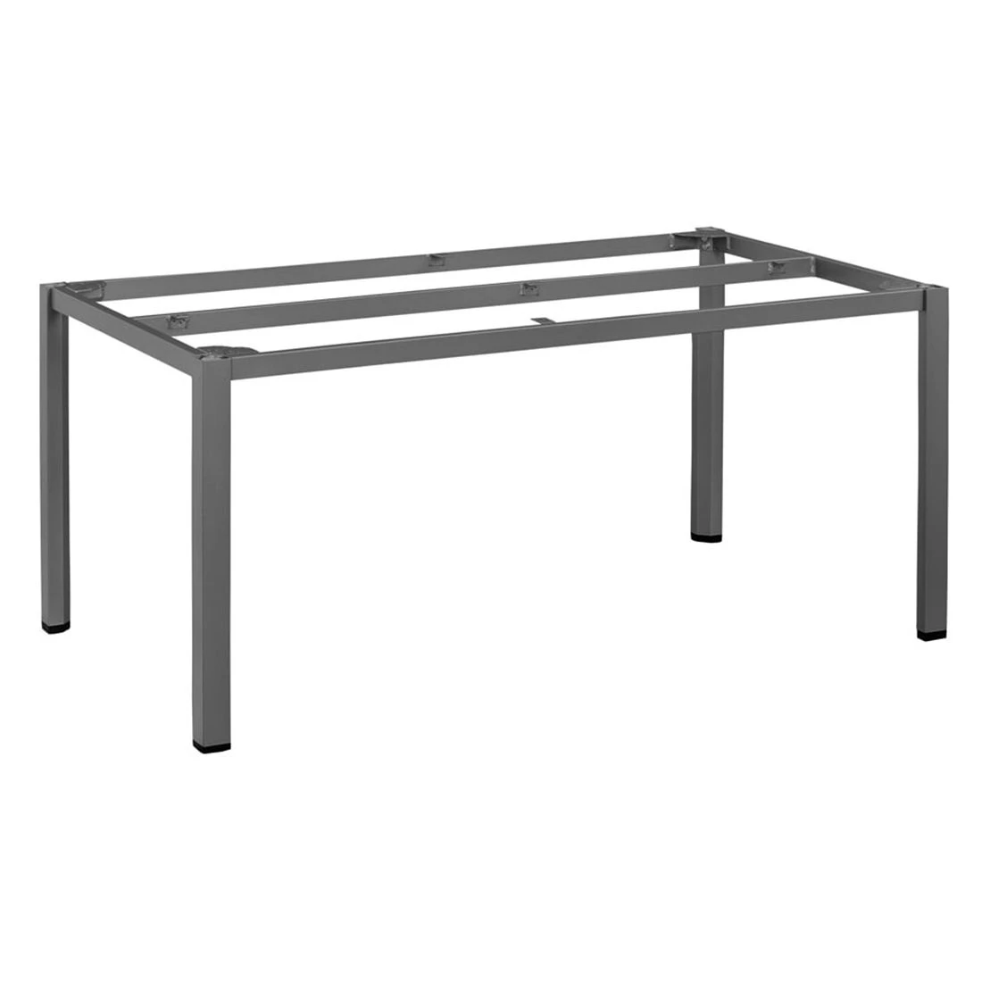 Kettler Cubic Gartentisch 160x95 Cm Aluminium/HPL Anthrazit/Silbergrau 5 Kettler Cubic Gartentisch 160x95 Cm Aluminium/HPL Anthrazit/Silbergrau – Bild 3