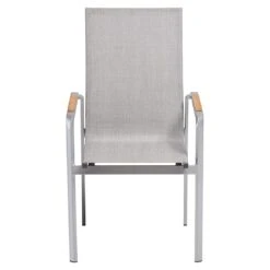 Kettler Diamond Stapelsessel Aluminium/Outdoorgewebe/Teak Silber/Hellgrau -GartenMöbelPro Verkäufe kettler diamond stapelsessel aluminium outdoorgewebe teak 1370053 2