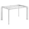 Kettler Diamond Gartentisch-Gestell 140x70cm Aluminium Silber