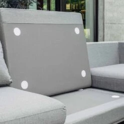 Kettler Ego Ecklounge 2-teilig Aluminium/Sunbrella Silber/Grau Meliert -GartenMöbelPro Verkäufe kettler ego loungeecke 2tlg aluminium sunbrella silber flanelle 1005062 6