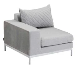 Kettler Ego Modular Ecklounge 7tlg. Sunbrella Silber/Hellgrau Meliert -GartenMöbelPro Verkäufe kettler ego modular loungeecke 7tlg aluminium sunbrella 3