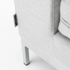 Kettler Ego Modular Ecklounge 7tlg. Sunbrella Silber/Hellgrau Meliert -GartenMöbelPro Verkäufe kettler ego modular loungeecke 7tlg aluminium sunbrella 9