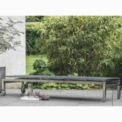Kettler Feel Gartenliege Edelstahl/Textilene Grau Meliert -GartenMöbelPro Verkäufe kettler feel gartenliege 203cm edelstahl textilene grau meliert 1005282 11