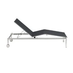 Kettler Feel Gartenliege Edelstahl/Textilene Grau Meliert -GartenMöbelPro Verkäufe kettler feel gartenliege 203cm edelstahl textilene grau meliert 1005282 4