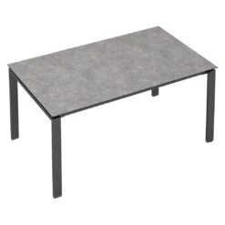 Kettler Float Gartentisch 140x70cm Aluminium/HPL Anthrazit/Kalksandstein -GartenMöbelPro Verkäufe kettler float gartentisch 140x70cm aluminium hpl 1496520 2