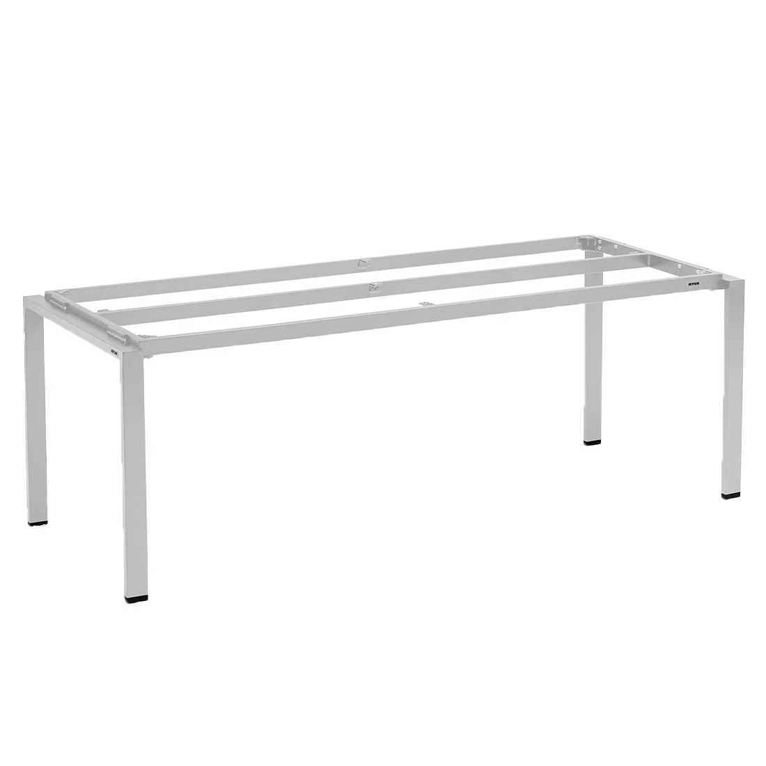 Kettler Float Gartentisch-Gestell 220x95cm Aluminium Silber 3 Kettler Float Gartentisch-Gestell 220x95cm Aluminium Silber
