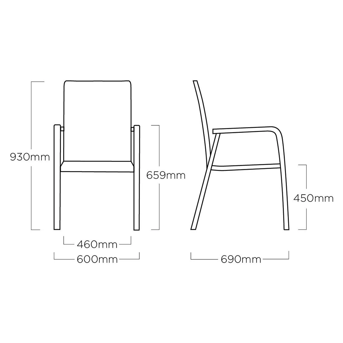Kettler Forma II Gartenmöbel-Set 7-tlg. Tisch 220x95cm Silber/Graphit 19 Kettler Forma II Gartenmöbel-Set 7-tlg. Tisch 220x95cm Silber/Graphit – Bild 17