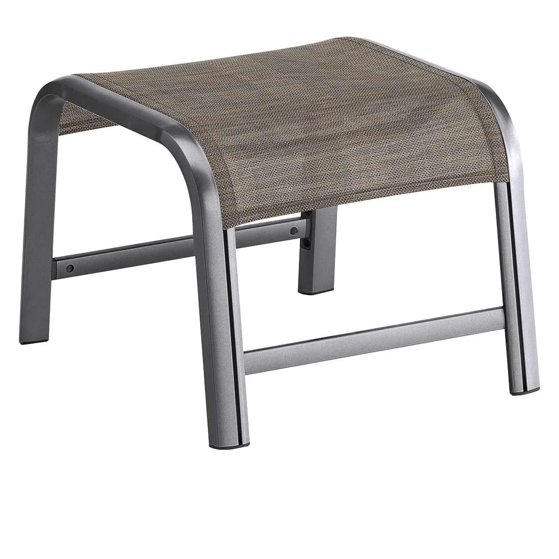 Kettler Forma II/Memphis Hocker Aluminium/Textilene Anthrazit/Bronze 4 Kettler Forma II/Memphis Hocker Aluminium/Textilene Anthrazit/Bronze – Bild 2