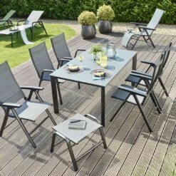 Kettler Cirrus Stapelsessel Aluminium/Textilene Anthrazit/Anthrazit-Grau -GartenMöbelPro Verkäufe kettler hks cirrus stapelsessel aluminium textilen anthrazit anthrazit grau 2
