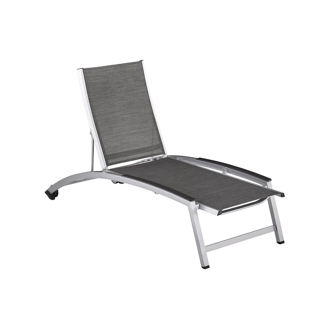 Kettler Forma II Rollliege Aluminium/Textilene Silber/Graphit 4 Kettler Forma II Rollliege Aluminium/Textilene Silber/Graphit – Bild 2