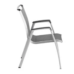 Kettler Forma II Stapelsessel Aluminium/Textilene Silber/Graphit -GartenMöbelPro Verkäufe kettler hks forma ii stapelsessel aluminium textilen 6