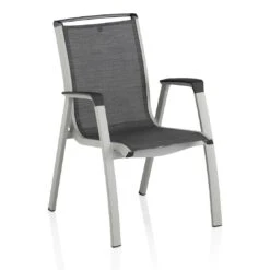 Kettler Forma II Stapelsessel Aluminium/Textilene Silber/Graphit -GartenMöbelPro Verkäufe kettler hks forma ii stapelsessel aluminium textilen 7