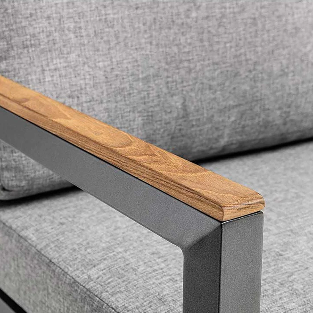 Kettler Ocean Skid Ecklounge 6-tlg. Aluminium/Olefin Anthrazit/Hellgrau Meliert 11 Kettler Ocean Skid Ecklounge 6-tlg. Aluminium/Olefin Anthrazit/Hellgrau Meliert – Bild 9