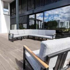 Kettler Ocean Skid Ecklounge 7-tlg. Aluminium/Olefin Anthrazit/Hellgrau Meliert 20 Kettler Ocean Skid Ecklounge 7-tlg. Aluminium/Olefin Anthrazit/Hellgrau Meliert -GartenMöbelPro Verkäufe kettler ocean skid dininglounge 7 tlg aluminium olefin 1351441 1