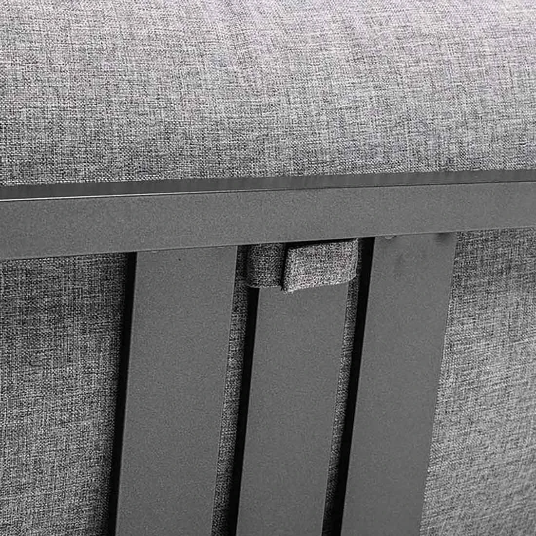 Kettler Ocean Skid Ecklounge 7-tlg. Aluminium/Olefin Anthrazit/Hellgrau Meliert 16 Kettler Ocean Skid Ecklounge 7-tlg. Aluminium/Olefin Anthrazit/Hellgrau Meliert – Bild 14