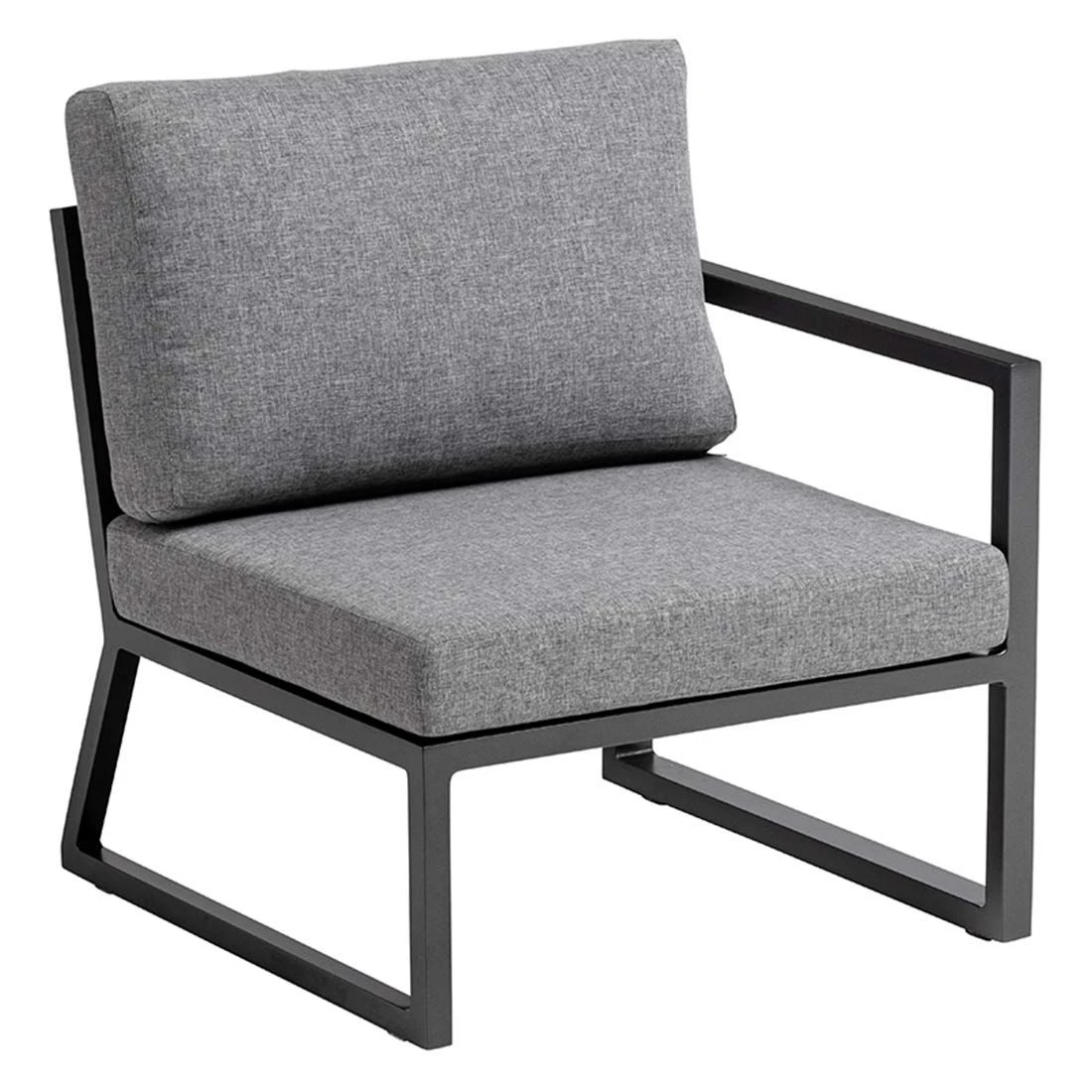 Kettler Ocean Skid Ecklounge 7-tlg. Aluminium/Olefin Anthrazit/Hellgrau Meliert 9 Kettler Ocean Skid Ecklounge 7-tlg. Aluminium/Olefin Anthrazit/Hellgrau Meliert – Bild 7