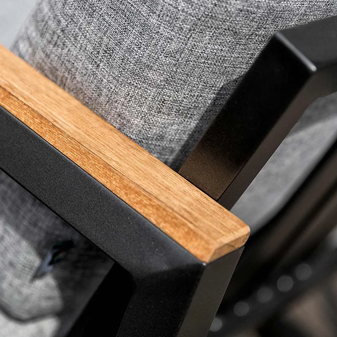 Kettler Ocean Skid Dininglounge 9-tlg. Aluminium/Olefin Anthrazit/Hellgrau 16 Kettler Ocean Skid Dininglounge 9-tlg. Aluminium/Olefin Anthrazit/Hellgrau – Bild 14