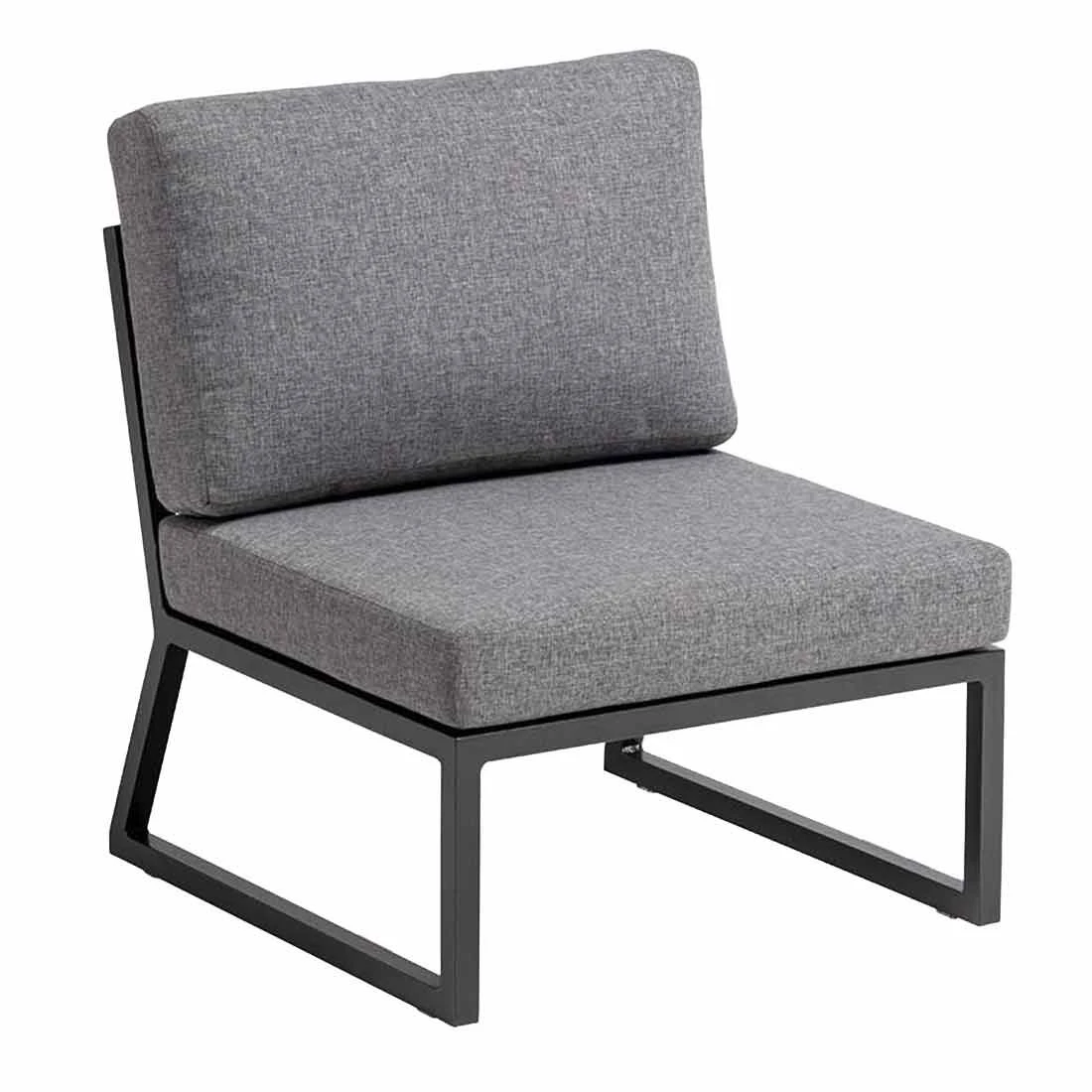 Kettler Ocean Skid Dininglounge 9-tlg. Aluminium/Olefin Anthrazit/Hellgrau 8 Kettler Ocean Skid Dininglounge 9-tlg. Aluminium/Olefin Anthrazit/Hellgrau – Bild 6