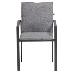 Kettler Ocean Skid Diningsessel Aluminium/Olefin Anthrazit/Hellgrau Meliert -GartenMöbelPro Verkäufe kettler ocean skid diningsessel aluminium olefin 1369382 2