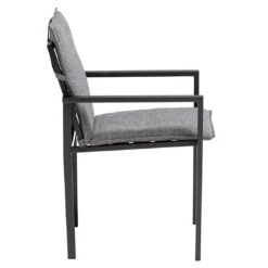 Kettler Ocean Skid Diningsessel Aluminium/Olefin Anthrazit/Hellgrau Meliert -GartenMöbelPro Verkäufe kettler ocean skid diningsessel aluminium olefin 1369382 3