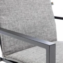 Kettler Ocean Skid Diningsessel Aluminium/Olefin Anthrazit/Hellgrau Meliert -GartenMöbelPro Verkäufe kettler ocean skid diningsessel aluminium olefin 1369382 6