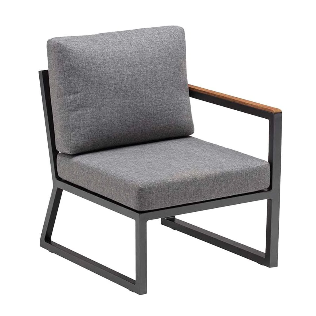 Kettler Ocean Skid City Line Eck-/Endmodul Aluminium/Olefin Anthrazit/Hellgrau Meliert 5 Kettler Ocean Skid City Line Eck-/Endmodul Aluminium/Olefin Anthrazit/Hellgrau Meliert – Bild 3