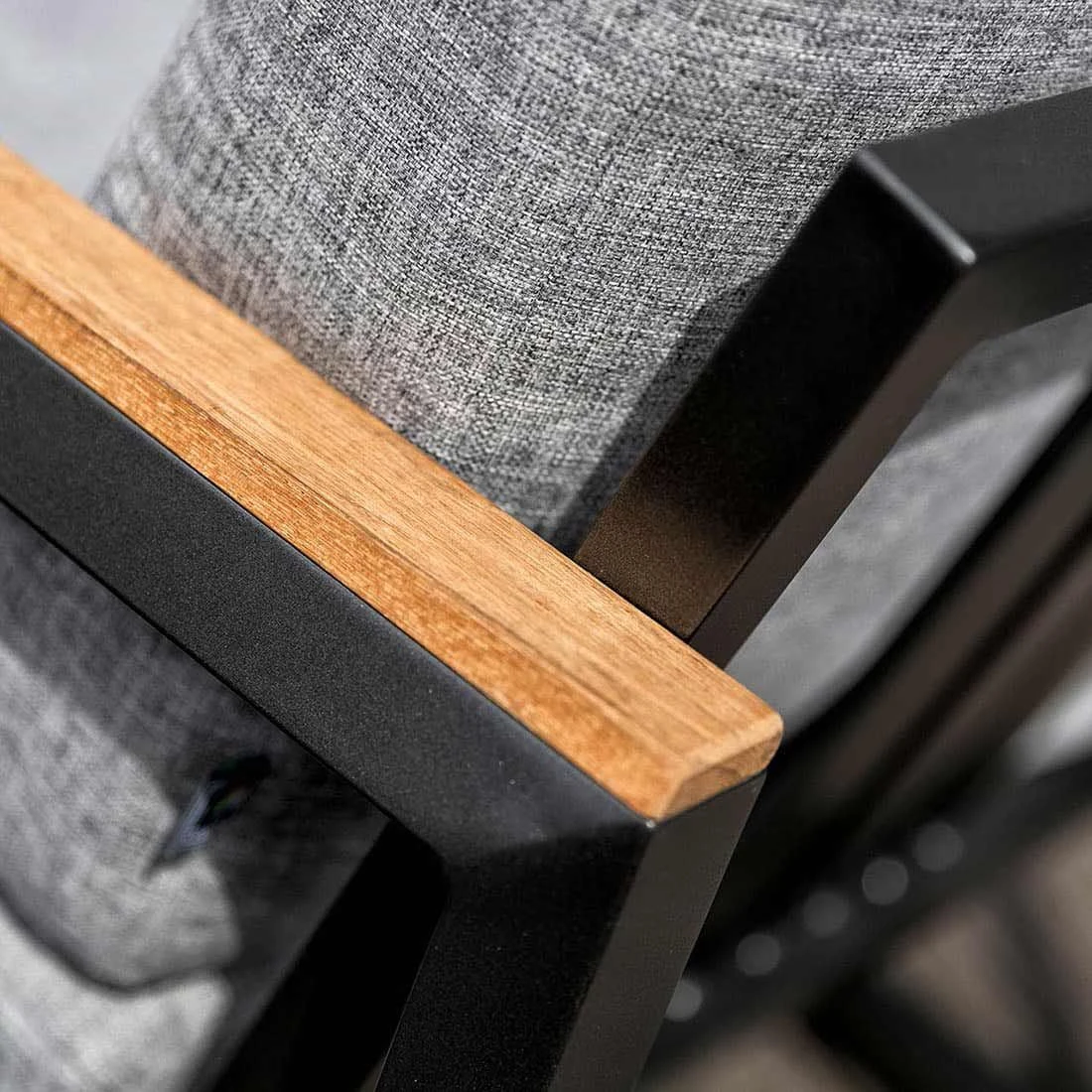 Kettler Ocean Skid City Line Eck-/Endmodul Aluminium/Olefin Anthrazit/Hellgrau Meliert 6 Kettler Ocean Skid City Line Eck-/Endmodul Aluminium/Olefin Anthrazit/Hellgrau Meliert – Bild 4