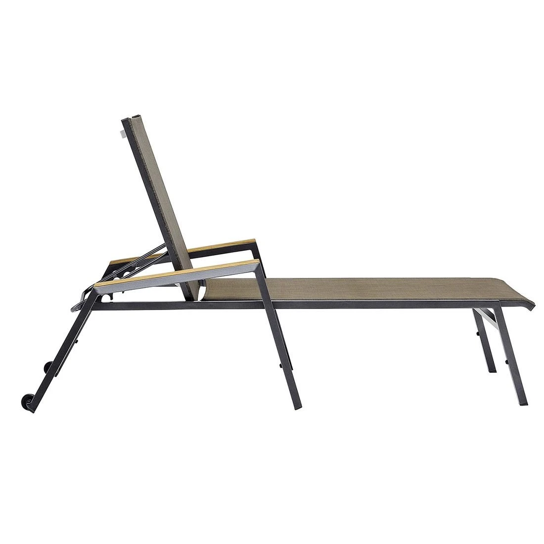 Kettler Ocean Skid Gartenliege Aluminium/Outdoorgewebe Anthrazit/Bronze 7 Kettler Ocean Skid Gartenliege Aluminium/Outdoorgewebe Anthrazit/Bronze – Bild 5