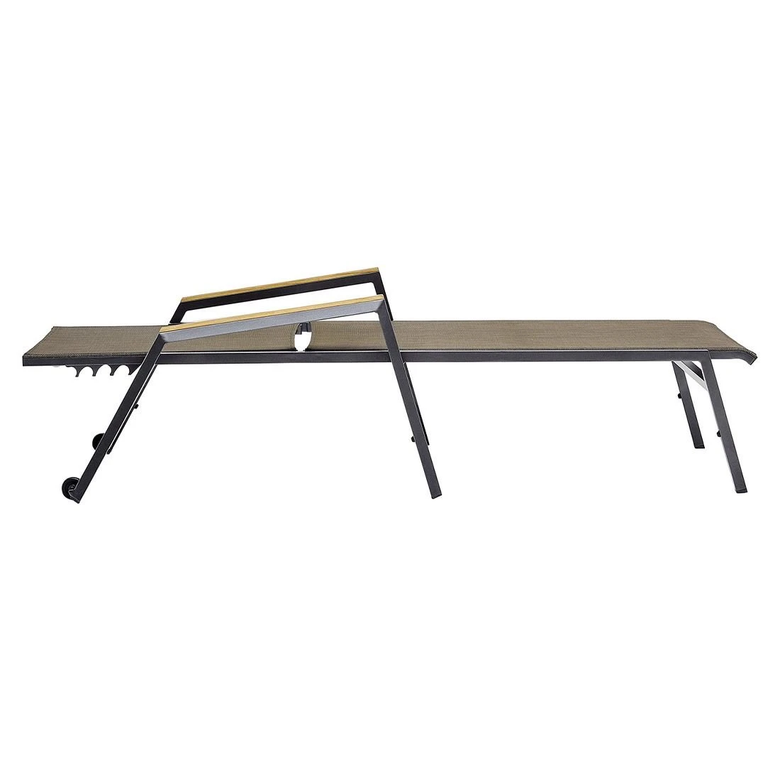 Kettler Ocean Skid Gartenliege Aluminium/Outdoorgewebe Anthrazit/Bronze 9 Kettler Ocean Skid Gartenliege Aluminium/Outdoorgewebe Anthrazit/Bronze – Bild 7