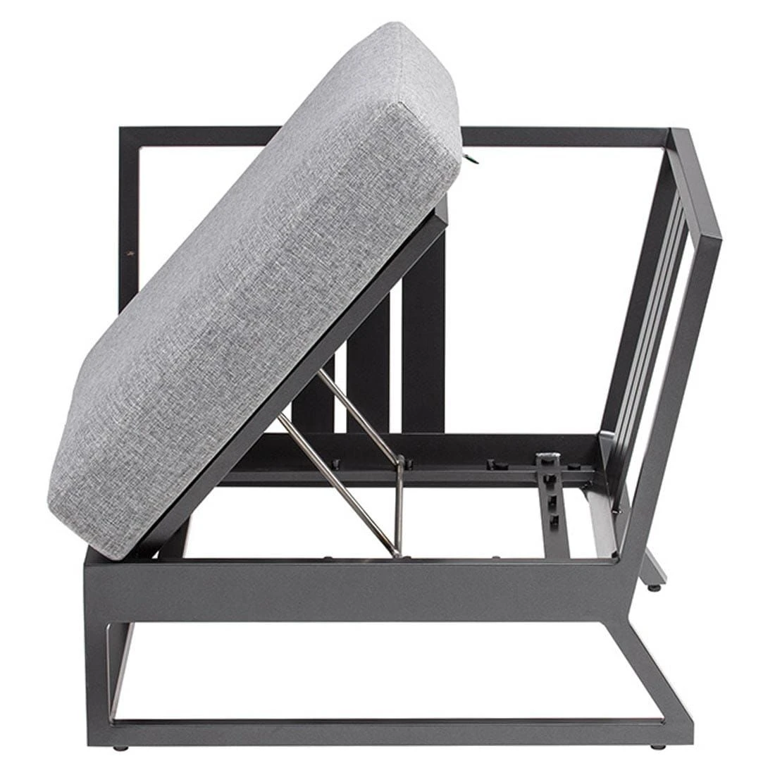 Kettler Ocean Skid Platform Gartensofa Mit Ablage Aluminium/Olefin Anthrazit 12 Kettler Ocean Skid Platform Gartensofa Mit Ablage Aluminium/Olefin Anthrazit – Bild 10