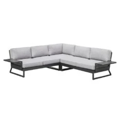 Kettler Ocean Skid Platform Ecklounge 5-tlg. Mit Ablage Aluminium/Olefin Anthrazit -GartenMöbelPro Verkäufe kettler ocean skid loungeset 5 tlg mit tisch 61x27x24cm 1393461 1