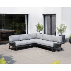 Kettler Ocean Skid Platform Ecklounge 5-tlg. Mit Ablage Aluminium/Olefin Anthrazit -GartenMöbelPro Verkäufe kettler ocean skid loungeset 5 tlg mit tisch 61x27x24cm 1393461 12