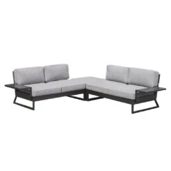 Kettler Ocean Skid Platform Ecklounge 5-tlg. Aluminium/Olefin Hellgrau 12 Kettler Ocean Skid Platform Ecklounge 5-tlg. Aluminium/Olefin Hellgrau -GartenMöbelPro Verkäufe kettler ocean skid loungeset 5 tlg mit tisch 61x27x24cm 1393516 1