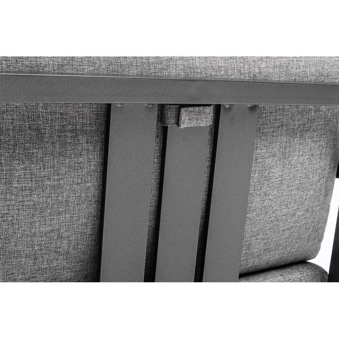 Kettler Ocean Skid City Line Mittelmodul Aluminium/Olefin Anthrazit/Hellgrau Meliert 6 Kettler Ocean Skid City Line Mittelmodul Aluminium/Olefin Anthrazit/Hellgrau Meliert – Bild 4