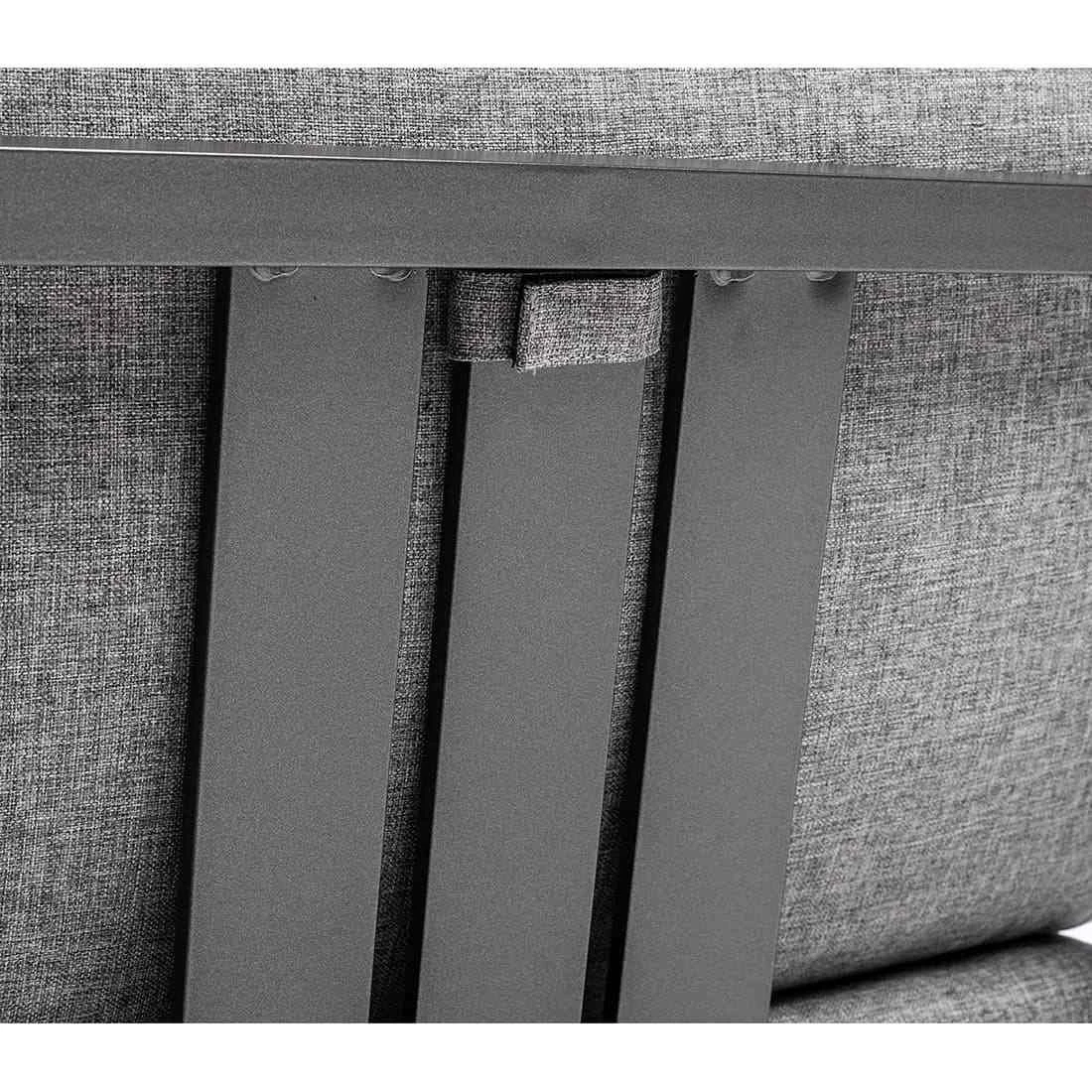 Kettler Ocean Skid Modular Loungesessel Alu/Olefin Anthrazit/Hellgrau Meliert 6 Kettler Ocean Skid Modular Loungesessel Alu/Olefin Anthrazit/Hellgrau Meliert – Bild 4