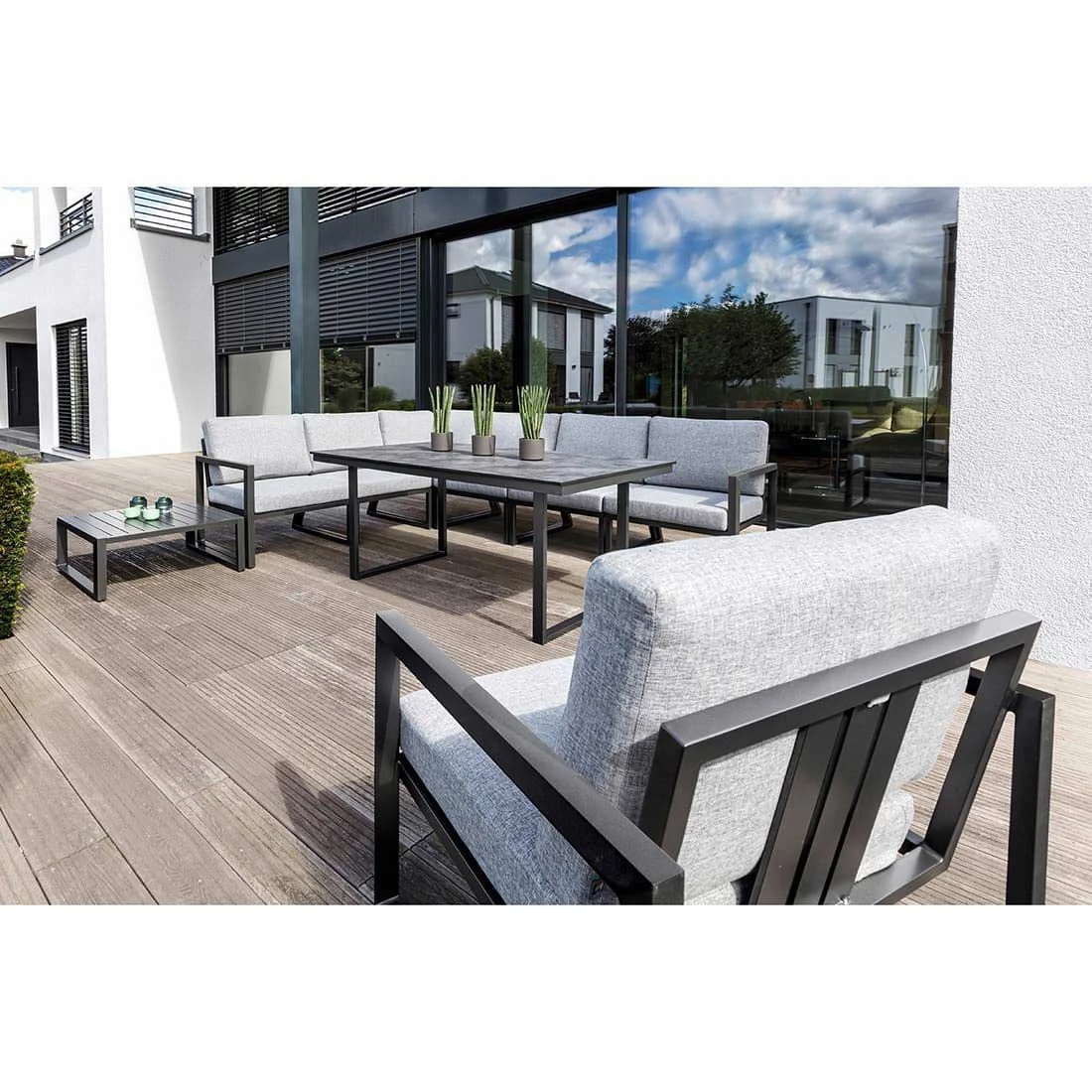 Kettler Ocean Skid Modular Loungesessel Alu/Olefin Anthrazit/Hellgrau Meliert 7 Kettler Ocean Skid Modular Loungesessel Alu/Olefin Anthrazit/Hellgrau Meliert – Bild 5