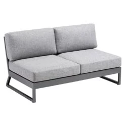Kettler Ocean Skid Platform Gartensofa Aluminium/Olefin Anthrazit/Grau Meliert -GartenMöbelPro Verkäufe kettler ocean skid platform 2 sitzer lounge alu olefin 1368931 1