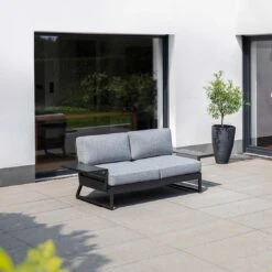 Kettler Ocean Skid Platform Gartensofa Aluminium/Olefin Anthrazit/Grau Meliert -GartenMöbelPro Verkäufe kettler ocean skid platform 2 sitzer lounge alu olefin 1368931 2