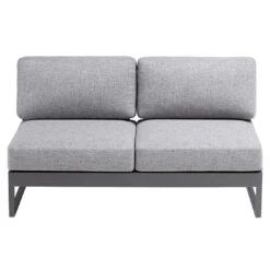 Kettler Ocean Skid Platform Gartensofa Aluminium/Olefin Anthrazit/Grau Meliert -GartenMöbelPro Verkäufe kettler ocean skid platform 2 sitzer lounge alu olefin 1368931 3