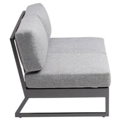 Kettler Ocean Skid Platform Gartensofa Aluminium/Olefin Anthrazit/Grau Meliert -GartenMöbelPro Verkäufe kettler ocean skid platform 2 sitzer lounge alu olefin 1368931 4