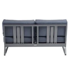 Kettler Ocean Skid Platform 2-Sitzersofa Aluminium/Agora Anthrazit Matt/Brisa -GartenMöbelPro Verkäufe kettler ocean skid platform 2 sitzersofa aluminium acryl 1438330 6