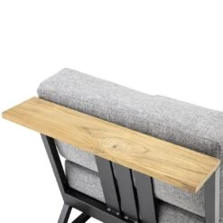 Kettler Ocean Skid Platform Anbauelement Stahl/Teak Anthrazit/Teak