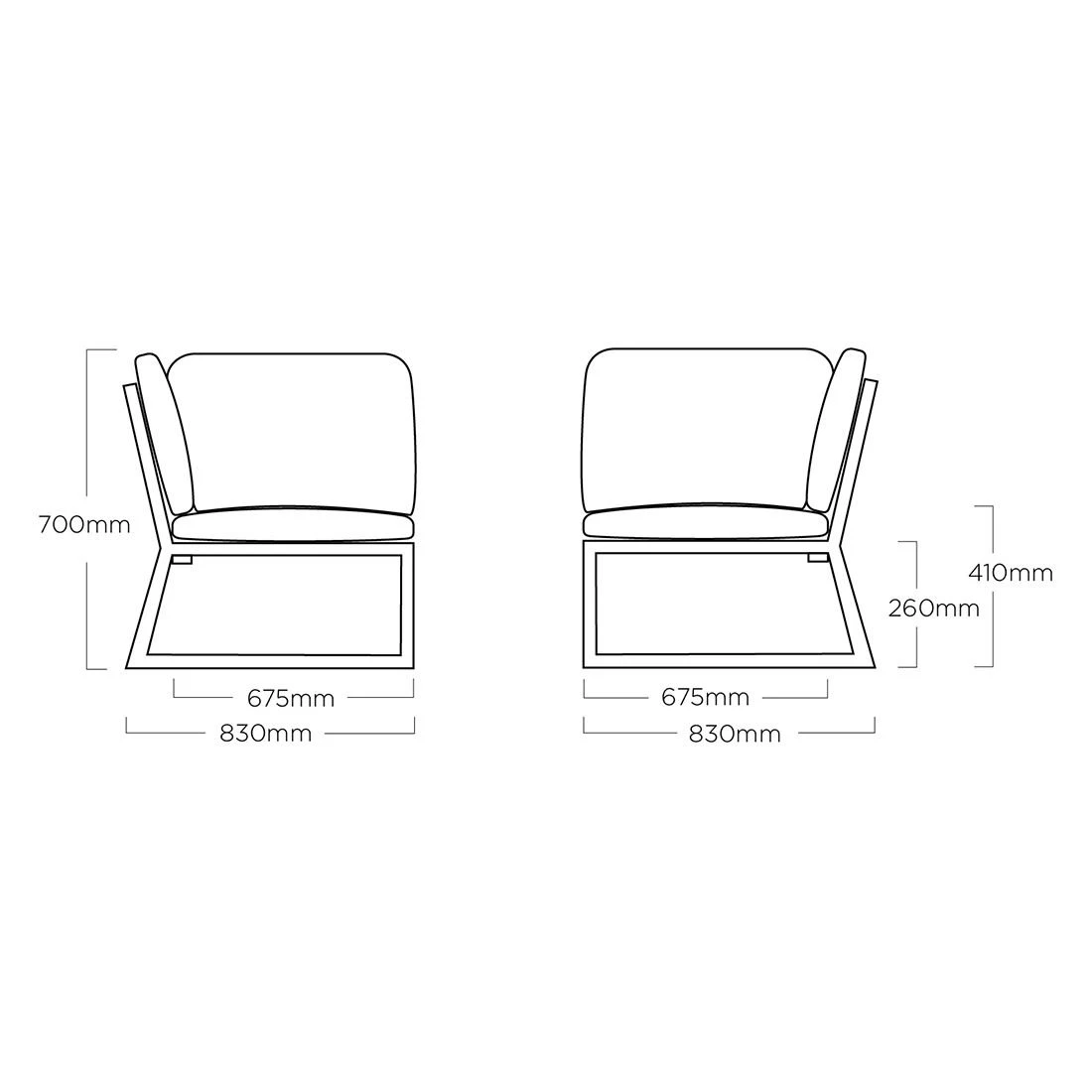 Kettler Ocean Skid Platform Eck-/Endmodul Aluminium/Olefin Anthrazit/Hellgrau Meliert 16 Kettler Ocean Skid Platform Eck-/Endmodul Aluminium/Olefin Anthrazit/Hellgrau Meliert – Bild 14