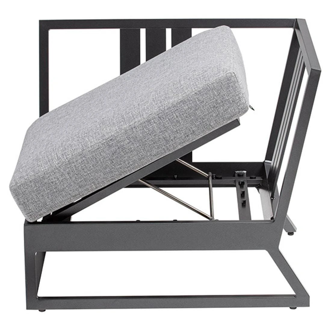 Kettler Ocean Skid Platform Eck-/Endmodul Aluminium/Olefin Anthrazit/Hellgrau Meliert 11 Kettler Ocean Skid Platform Eck-/Endmodul Aluminium/Olefin Anthrazit/Hellgrau Meliert – Bild 9