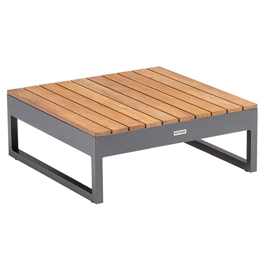 Kettler Ocean Skid Platform Loungeset Aluminium/Olefin Anthrazit/Hellgrau Meliert 6 Kettler Ocean Skid Platform Loungeset Aluminium/Olefin Anthrazit/Hellgrau Meliert – Bild 4