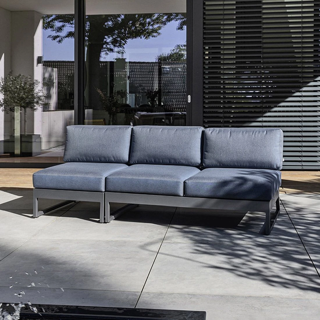 Kettler Ocean Skid Platform Mittelmodul Aluminium/Agora Anthrazit Matt/Brisa 5 Kettler Ocean Skid Platform Mittelmodul Aluminium/Agora Anthrazit Matt/Brisa – Bild 3