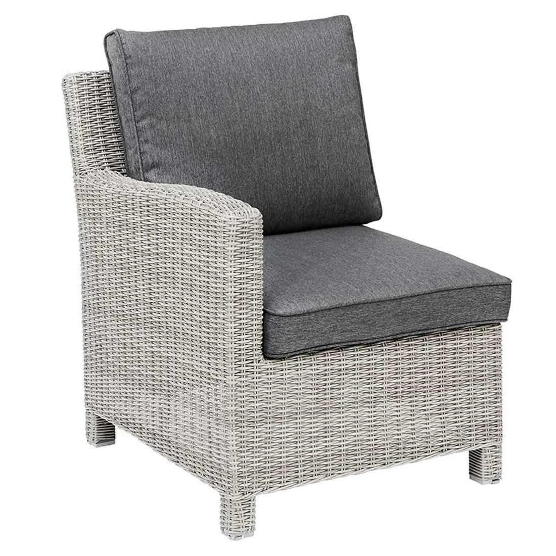 Kettler Palma Modular Gartensofa Geflecht White Wash/Anthrazit 5 Kettler Palma Modular Gartensofa Geflecht White Wash/Anthrazit – Bild 3