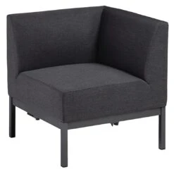 Kettler Pure City-Line Eck-/Endmodul Aluminium/Sunbrella Anthrazit/Sooty